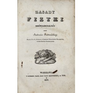 Radwański Andrzej, Zasady fizyki doświadczalney [1837]
