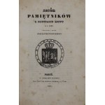Wrotnowski Felix, Zbiór pamiętników o powstaniu Litwy w r. 1831; Pamiętniki do panowania Augusta z rękopismu Andrzeja Kitowicza [1835]