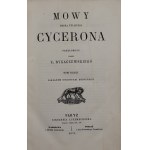 Cyceron Marek Tulliusz, Mowy Marka Tulliusza Cycerona T.I-III [1870]