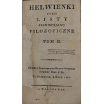 Barruel Augustin, Helwienki, czyli Listy prowincyalno filozoficzne T.I-IV [1817-1819]