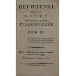 Barruel Augustin, Helwienki, czyli Listy prowincyalno filozoficzne T.I-IV [1817-1819]