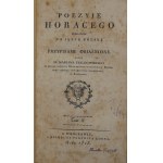 Horacy, Poezyie Horacego przełożone na język polski [...] T.I-II [1818]