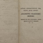 Fredro Andrzej Maximilian, Przysłowia mow potocznych albo przestrogi obyczajowe, radne, wojenne [1802]