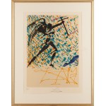 Salvador Dalí (1904 Figueres - 1989 Figueres), L'Esaltazione mistica z cyklu Les Vitraux, 1974