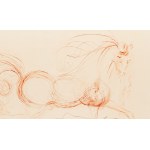 Salvador Dalí (1904 Figueres - 1989 Figueres), L'Etalon Blanc (Hommage au cheval), 1974