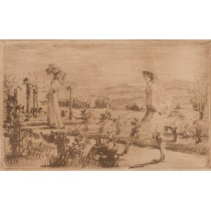 Józef Mehoffer (1869 Ropczyce - 1946 Wadowice), Der kühne Gärtner (I), 1912