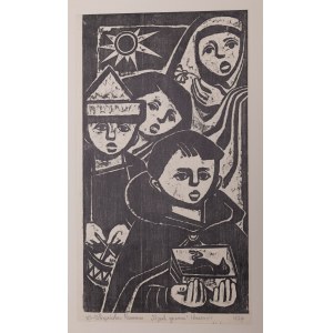 Maria Hiszpańska-Neumann (1917 Warszawa - 1980 Warszawa), Pogrzeb gawrona, 1957
