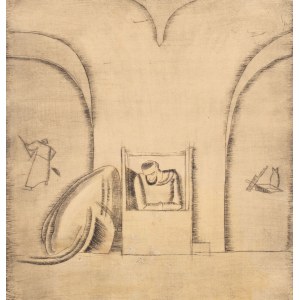 Bolesław Cybis (1895 Folwark Massandra na Krymie - 1957 Trenton (New Jersey, USA)), Spowiedź, około 1923