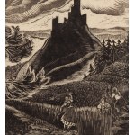 Stefan Mrożewski (1894 Częstochowa - 1975 Walnut Creek, Stany Zjednoczone), Zamek w Chęcinach, 1957