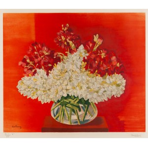 Moses (Moise) Kisling (1891 Krakau - 1953 Paris), Blumen in einer weißen Vase