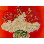 Moses (Moise) Kisling (1891 Krakau - 1953 Paris), Blumen in einer weißen Vase