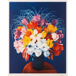 Mojżesz (Moise) Kisling (1891 Kraków - 1953 Paryż), Kwiaty w wazonie