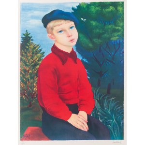 Moses (Moise) Kisling (1891 Krakau - 1953 Paris), Junge mit blauem Barett