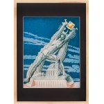 Stanisław Szukalski (1893 Warta bei Sieradz - 1987 Los Angeles), Kopernik poskramiający słońce, 1973