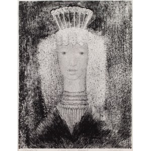 Aleksander Sołtan (1903 - 1994 ), Koronka VI, z cyklu Koronki, 1968