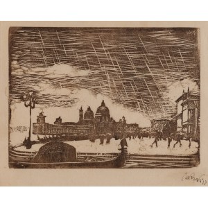 Wojciech Weiss (1875 Leorda, Rumänien - 1950 Krakau), Venedig - Regen, 1925