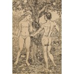 Gustaw Fierla (1896 Lutynia Polska (obecnie Orłowa) - 1981 Czeski Cieszyn), Adam i Ewa, 1924