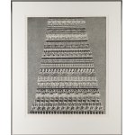 Roman Opałka (1931 Abbeville, Francie - 2011 Řím), Babylonská věž, 1968