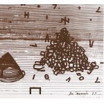 Jan Tarasin (1926 Kalisz - 2009 Warszawa), Bez tytułu, 1990
