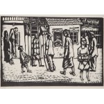 Jonasz Stern (1904 Kalusz near Stanislawow - 1988 Zakopane), Lviv Ghetto. - set of 14 works, 1993