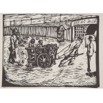 Jonasz Stern (1904 Kalusz near Stanislawow - 1988 Zakopane), Lviv Ghetto. - set of 14 works, 1993