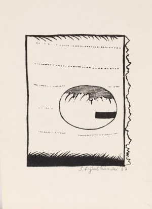 Stanisław Fijałkowski (1922 Zdołbunów na Wołyniu - 2020 Łódź), Bez tytułu, 1967