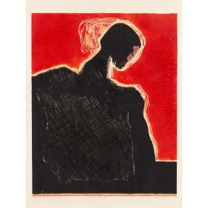 Halina Chrostowska (1929 Varšava - 1990 Varšava), Figura czarna IV, 1971