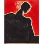 Halina Chrostowska (1929 Varšava - 1990 Varšava), Figura czarna IV, 1971