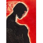 Halina Chrostowska (1929 Varšava - 1990 Varšava), Figura czarna IV, 1971