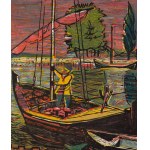 Konrad Srzednicki (1894 Wysokie Mazowieckie - 1993 Kraków), Marina, 1950s.
