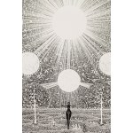Henryk Płóciennik (1933 Lodz - 2020 ), Luna di miele IX, 1968