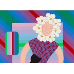 Victor Vasarely (1906 Pécs - 1997 Paryż), Flower girl z cyklu Figurative, 1987