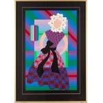 Victor Vasarely (1906 Pécs - 1997 Paryż), Flower girl z cyklu Figurative, 1987