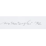 Ryszard Winiarski (1936 Lvov - 2006 Varšava), Černý čtverec nebo létající geometrie, 1992