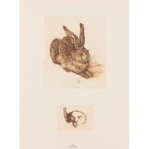 Eugeniusz Get-Stankiewicz (1942 Oszmiany k. Wilna - 2011 Oszmiany k. Wilna), Zajączek z serii „Dürery XX. Lubomirskich” , 2002
