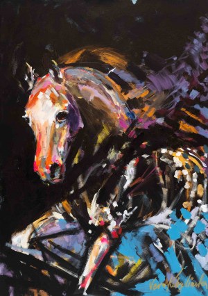 Vera Kobylińska, bez tytułu (Żywiołowy galop), 2021