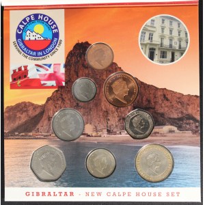 Gibraltar. Mint Set 2018 New Calpe House
