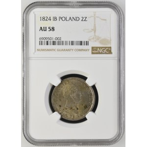 Poland. 2 Zlote 1824 Aleksandr I Silver