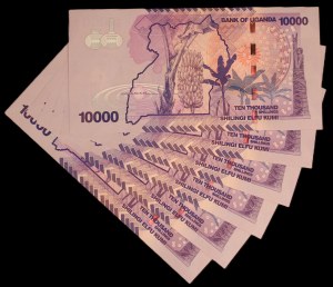 Uganda. 6 Pcs of 10000 Shillings 2021