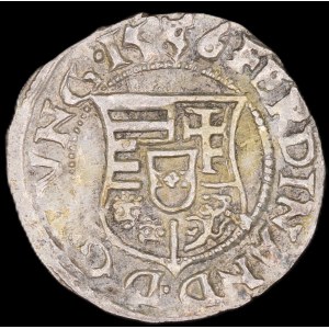 Hungary. 1 Denier 1556 KB Kremnica Silver