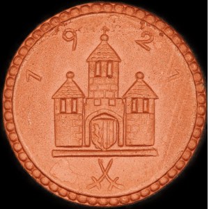 Germany. Freiberg 1 Mark 1921 Porcelain