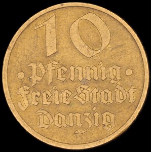 Danzig. 10 Fenigow 1932