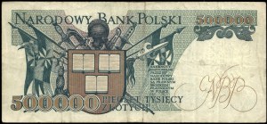 Poland. 500000 Zlotych 1990 Series Z