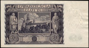 Poland. 20 Zlotych 1936 Series CL