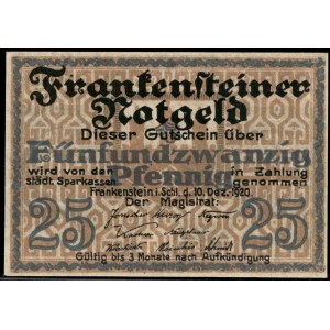 Poland. Ząbkowice Śląskie 25 Fenigow 1920
