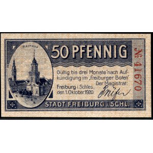 Poland. Świebodzice 50 Fenigow 1920