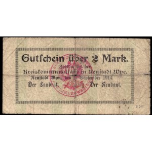Poland. Prudnik 2 Marki 1914