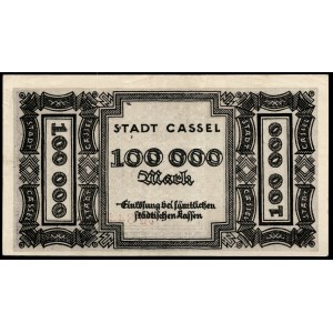 Germany. Cassel 100000 Marks 1923
