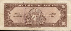 Cuba. 10 Pesos 1960