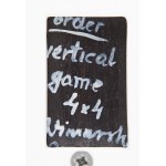 Ryszard Winiarski (1936 Lviv - 2006 Warsaw), Series of 12 works Order vertical game 4 x 4, 1981